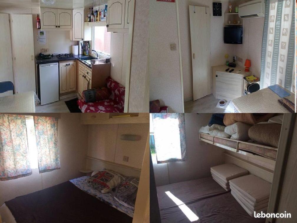Mobilhome Bien Equipe Et Climatise Mimizan Bagian luar foto